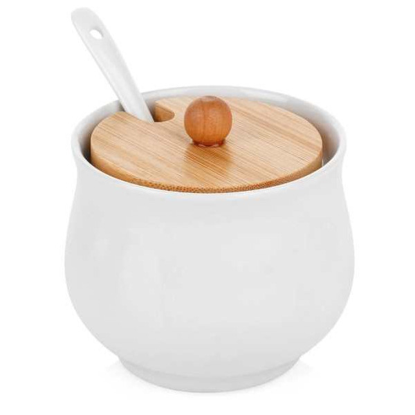 Cukierniczka ceramiczna biała 250ml, 139684 Vilde