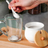 Cukierniczka ceramiczna biała 250ml, 139684 Vilde