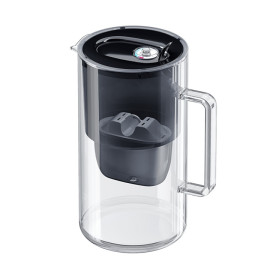 Dzbanek filtrujący Aquaphor Glass szklany czarny + wkład Maxfor Mg 2,5 L