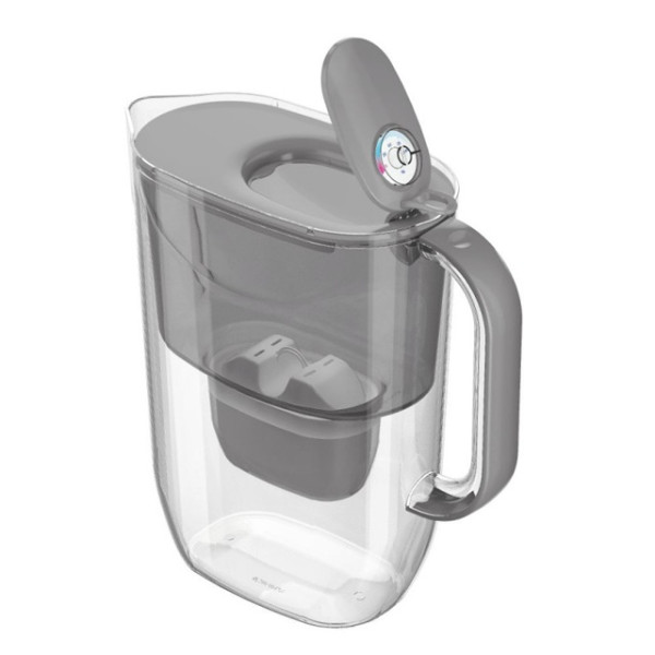 Dzbanek filtrujący Aquaphor Fresh 3,2L, szary, do lodówki, z wkładem B100-25 