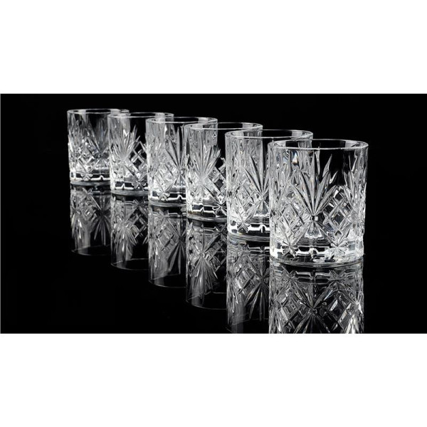 6x kryształowa szklanka do whisky 340ml RCR MELODIA 