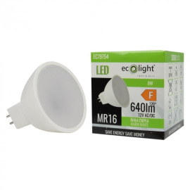 Żarówka LED MR16 8W 12V 3000K 640lm EC79754