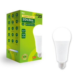 Żarówka LED A70 E27 20W ( 130W) 2043lm 3000K - INQ ELA074WW