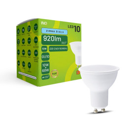 Żarówka LED MR16 GU10 10W 850lm zimno-biała MR037CW INQ