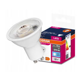 Żarówka LED GU10 6,9W 575lm - 230V 4000K (neutralna-biała) 120 stopni - LED VALUE PAR16 80 OSRAM