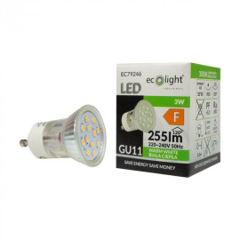 Żarówka LED GU11 3W 270lm 3000K EC79246