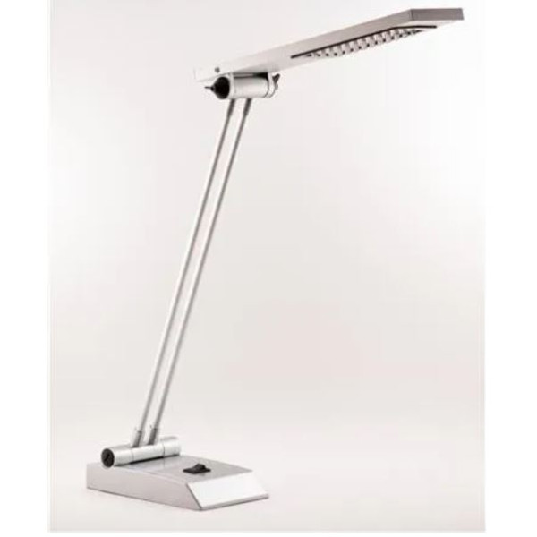 Srebrna lampka biurkowa LED LP003 