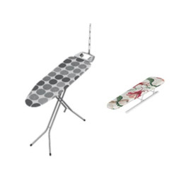  deska do prasowania + rękawnik zestaw Athena Chrom siatka 38x120cm ,75x97cm, podst.żelazka,antena,blokada.,gniazdko elektr....