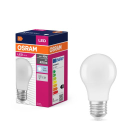 Żarówka LED E27 4,9W (zamiennik 40W) 470lm - A60 230V 4000K (neutralna-biała) - LED VALUE CLA40 OSRAM