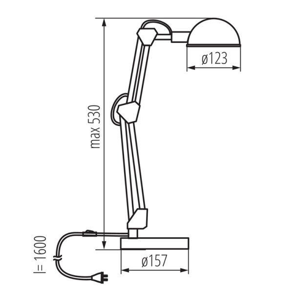 Lampa biurkowa E14 - PIXA Kanlux