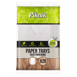 Tacki papierowe grill / piknik (20 szt.)