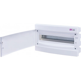 ECM18PO-s Obudowa podtynkowa 1 rząd 18 mod. drzwi białe 001101077