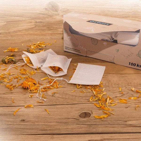 Torebki do zaparzania herbaty, ziół 100 szt. - 142254 Orion