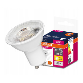 Żarówka LED GU10 4,5W 350lm - 230V 2700K (ciepło-biała) 120 stopni - LED VALUE PAR16 50 OSRAM