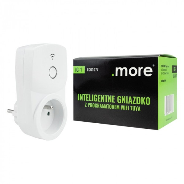 Inteligentne gniazdko z programatorem wifi TUYA