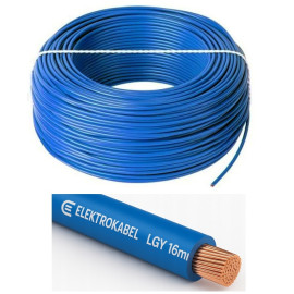 LGY 1x16 niebieski ELEKTROKABEL przewód H07V-K (100mb)  