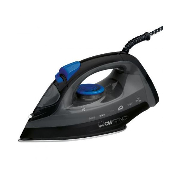Żelazko parowe 1800W, inox ,AutoClean, Anti-Drip/Calc, para pion.[638554] - DB 3703 Clatronic
