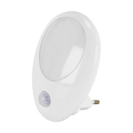 Lampka nocna LED do gniazdka, z czujnikiem ruchu - LULEK LED 1W PIR