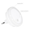 NL04 Lampka nocna LED 0.4W 4lm z czujnikiem zmierzchu NL04 Lampka nocna LED 0.4W 4lm z czujnikiem zmierzchu