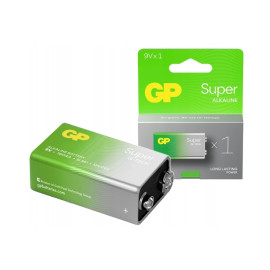 Bateria 9V alkaliczna (6LR61) Super Alkaline G-Tech 6LF22 1604A-U1 GP