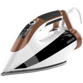 żelazko SSI 8400BZ,2800W,ceram,wyświetlacz dotyk PRO /AUTO.,Anti-Drip, Self-clean,55 g/min