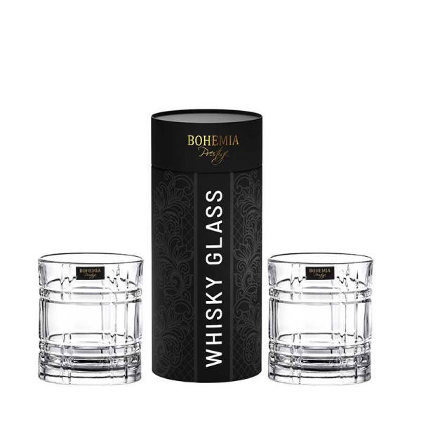 Bohemia Sempre Prestige szklanka 340ml whisky tuba (kpl 2 szt)