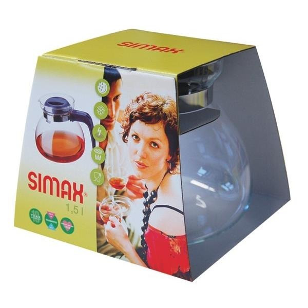 Simax dzbanek szkło Svatava 1,5L pokr PP 3892   [327407] (+)