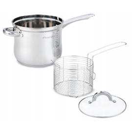 Garnek rondel 3,5L do smażenia frytek, gotwania makaronu - 5852 Kamille