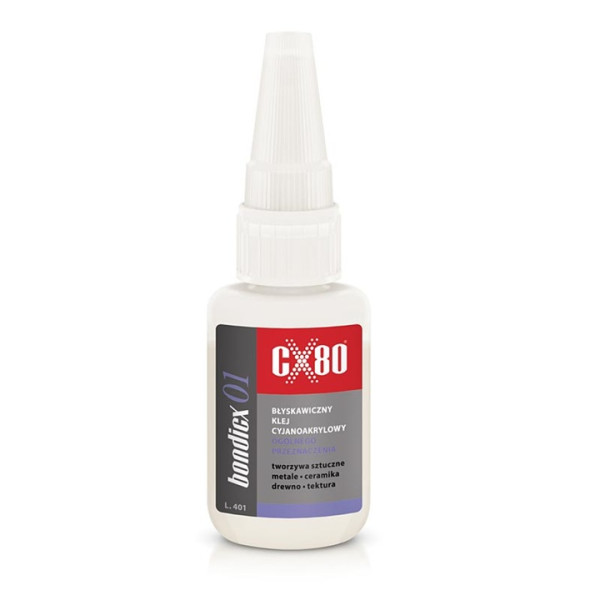 CX80 Bondicx 01 20g błyskawiczny klej cyjanoakrylowy (083)