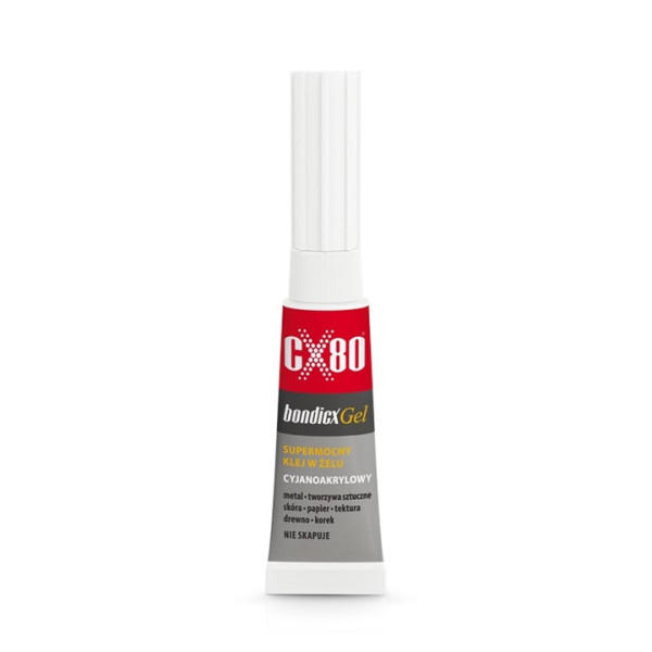 CX80 Bondicx Gel 3g  błyskawiczny klej cyjanoakrylowy w żelu (138)