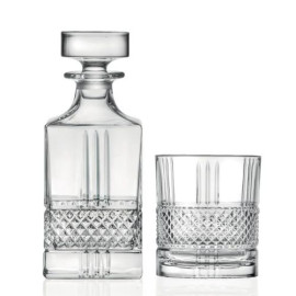Bohemia Elegante Prestige zestaw do whisky karaf.1,0L+6 szkl.350m NEW 802398