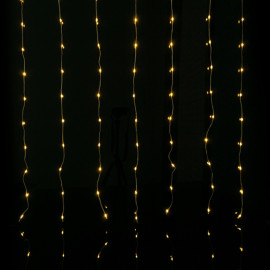 ML61619 Magiczna kurtyna 100x LED 1m*1m 3000K DC5V + aplikacja
