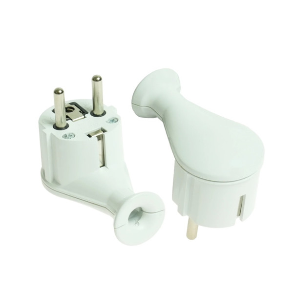 WT-50 BIAŁY Wtyczka rozbieralna, kątowa Uni-SCHUKO, 2p+Z, 16A, 250V