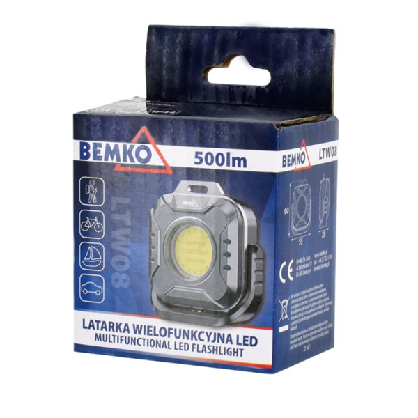 C49-LTW08 mini latarka LED wielofunkcyjna 5,7W 500lm ładowalna