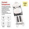 ZE0304 Żarówka halogenowa 230V G9 25W ciepła biel  