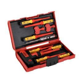 Wkrętaki elektrotechniczne 12 elem. STAL CRV 1000V STALCO S-12288
