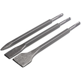 Zestaw dłut do betonu SDS plus 250 mm, szpic, wąskie, szerokie STALCO S-28225