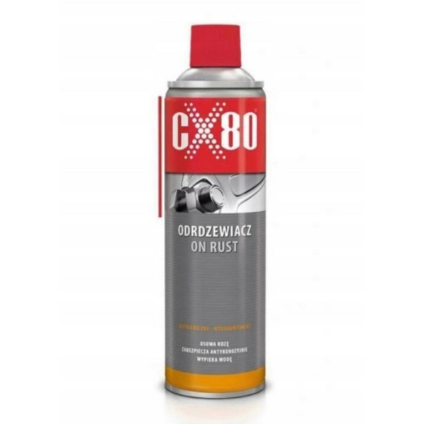 CX80 ON RUST 500ml - Odrdzewiacz błyskawiczny, wysokowydajny  (60291)