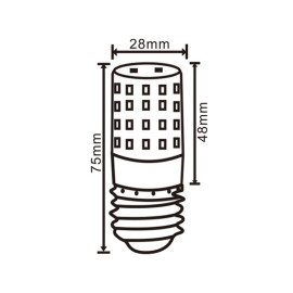 LSX009NW LED E27 PROFI 9W T28 4000K 1050lm (do plafonier)