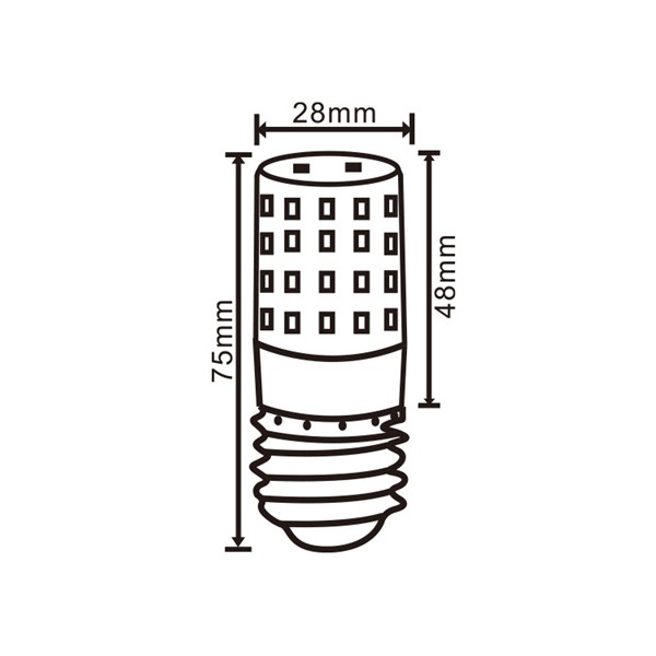 LSX009NW LED E27 PROFI 9W T28 4000K 1050lm (do plafonier)