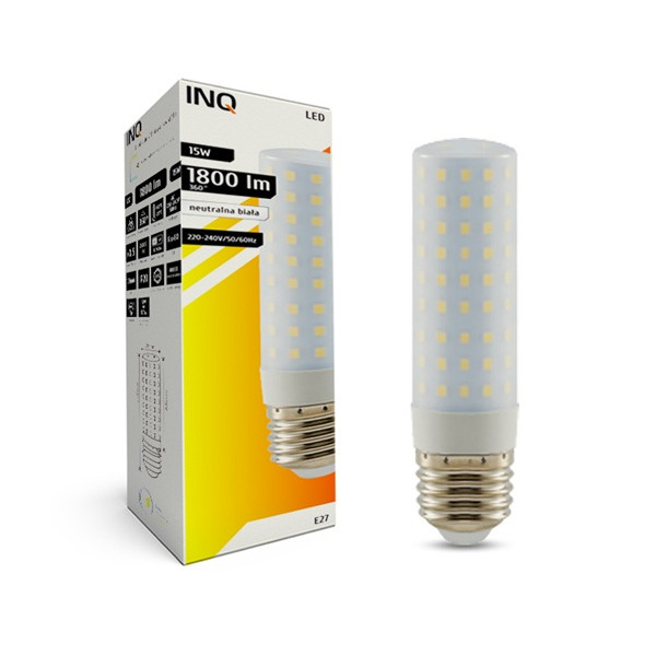 LSX015NW LED E27 PROFI 15W T28 4000K 1800lm (do plafonier)