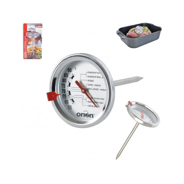 Termometr do mięsa z sondą wbijany 12cm - Orion 152826