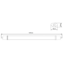 DUSTY oprawa hermetyczna LED 36W 3800lm 4000K IP65