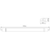 DUSTY oprawa hermetyczna LED 36W 3800lm 4000K IP65