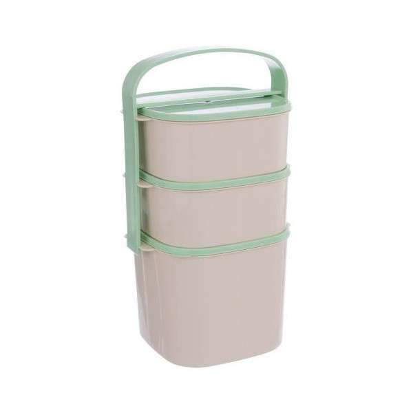 Menażka obiadowa plastikowa 3-poziomowa 2l + 2x1,15 l - 120962 Orion