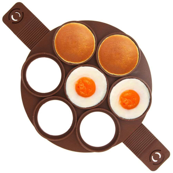 Forma SILIKONOWA do jajek sadzonych naleśników pancakes, 24cm - Orion 151791