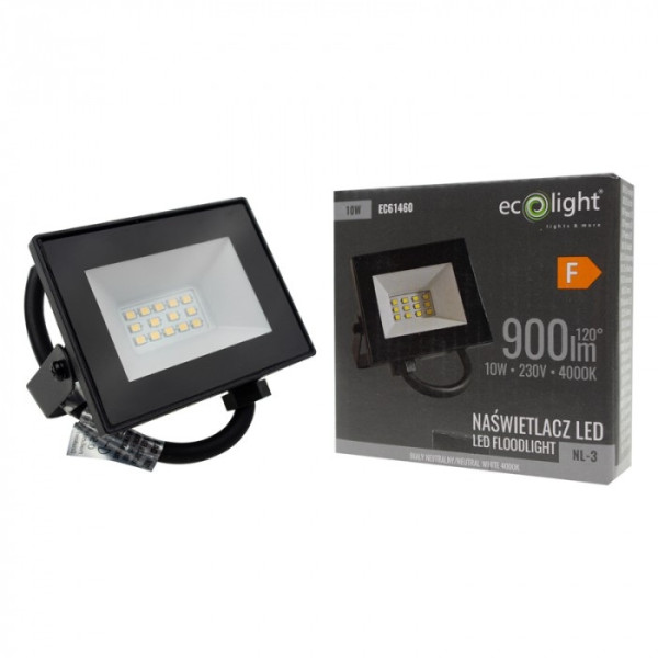 NL-3 10W Naświetlacz LED 4000K 900lm IP65 EC61460