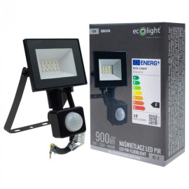 NL-3 PIR 10W Naświetlacz LED 4000K 900lm IP65 EC61474