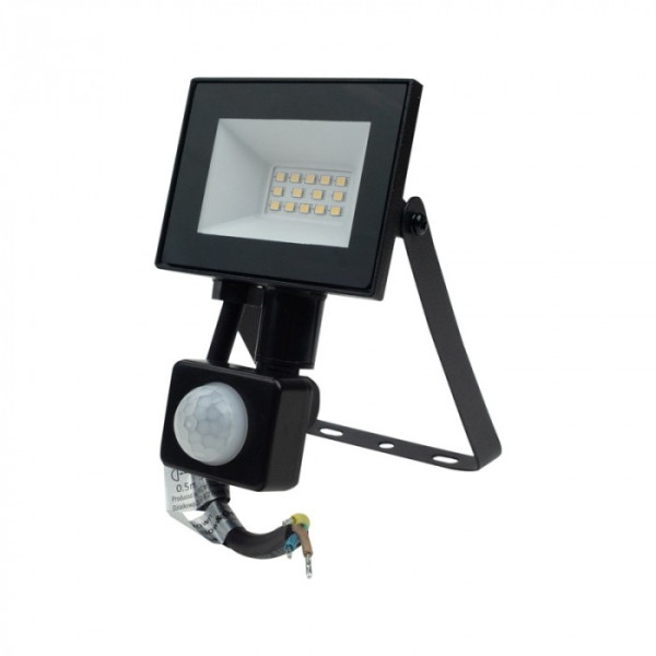 NL-3 PIR 10W Naświetlacz LED 4000K 900lm IP65 EC61474