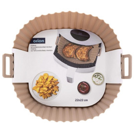 Koszyk wkład wielorazowy do frytownicy AIRFRYER Silikonowy 20x20cm - 154418